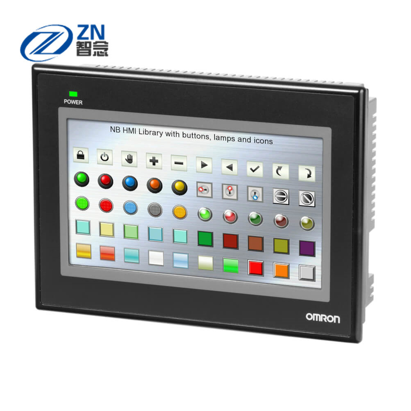 Painel LCD industrial do tela táctil da polegada HMI da relação 7 da humano-máquina da série de NB7W-TW01B 800X480 DC24V