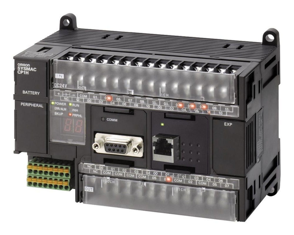 PLC CP1H DA C.A. PICOSEGUNDO DO PROCESSADOR CENTRAL 24DI 16DO REL DO I/O DE CP1H-X40DR-A OMRON 40