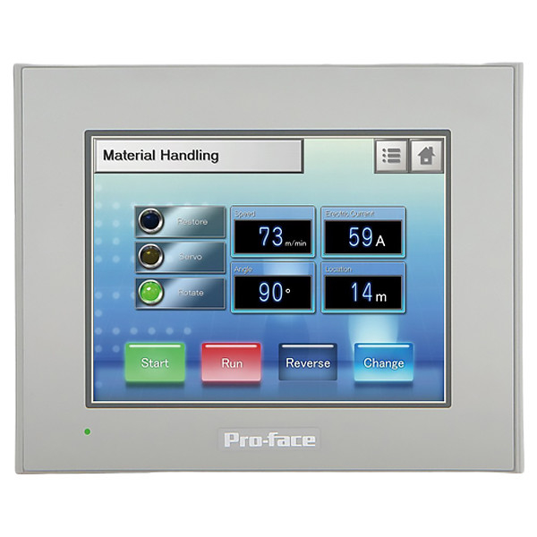 PFXGM4301 TAD Proface HMI com exposição do LCD da cor de TFT de 5,7 polegadas