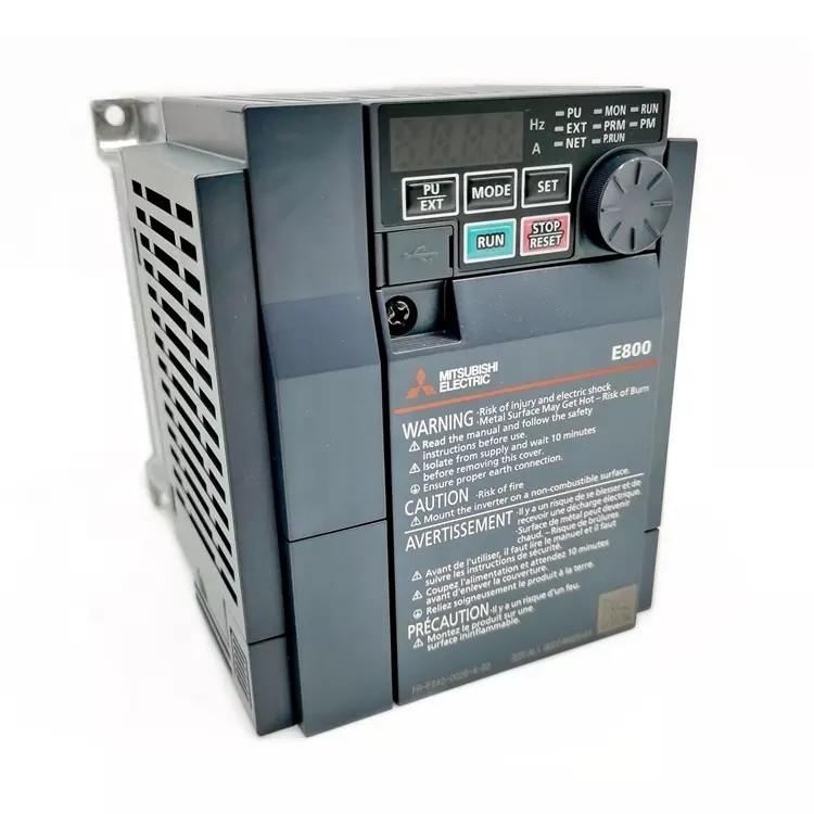 Frequência nova original da série do inversor FR-E800 de FR-E840-0026-4-60 Mitsubishi Electric