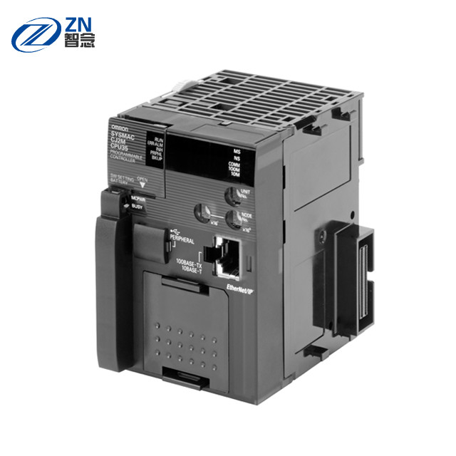 PLC Omron CJ2M Module Black Color CJ2M-CPU33 original da automatização