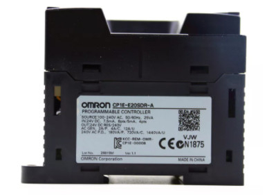 Pontos do I/O do processador central CP1E-E20SDR-A 20 da fonte de alimentação do PLC de Omron da saída do relé