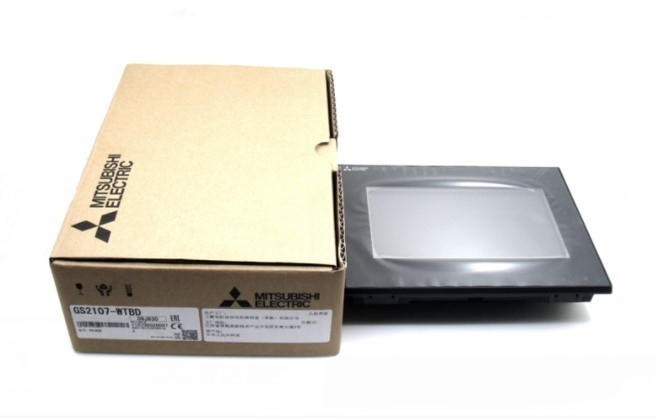 O tela táctil de GS2107-WTBD-N Mitsubishi HMI visualização 24V cores da C.C. 65536