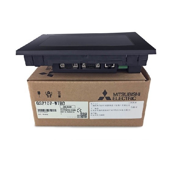 O tela táctil de GS2107-WTBD-N Mitsubishi HMI visualização 24V cores da C.C. 65536