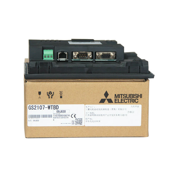 O tela táctil de GS2107-WTBD-N Mitsubishi HMI visualização 24V cores da C.C. 65536