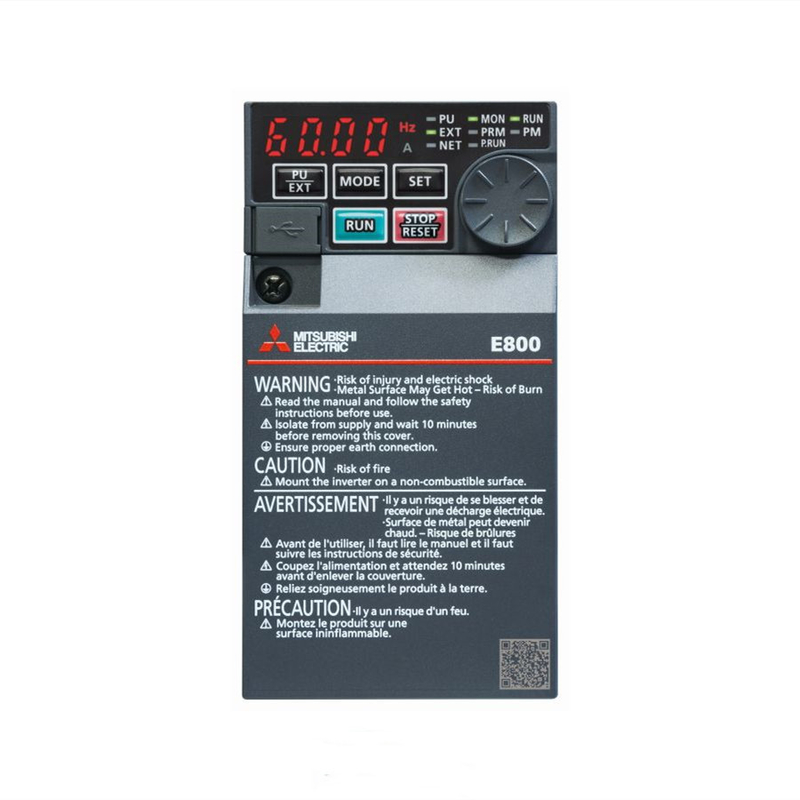200 - inversor FR-E820S-0030-4-60 FR-E820S-0.4K-1 de 240V Mitsubishi Electric