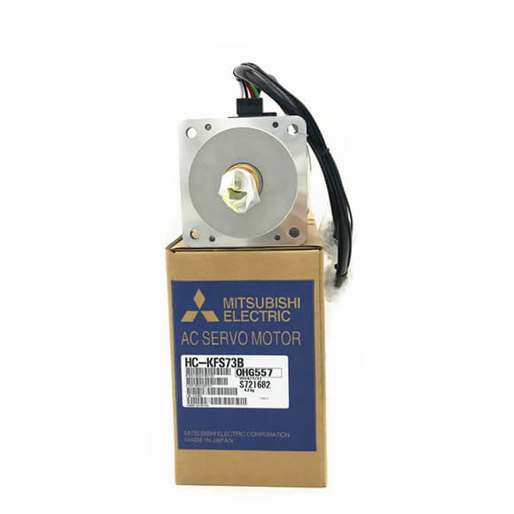 0.75KW tensão padrão do servo motor HC-KFS73B da C.A. Mitsubishi