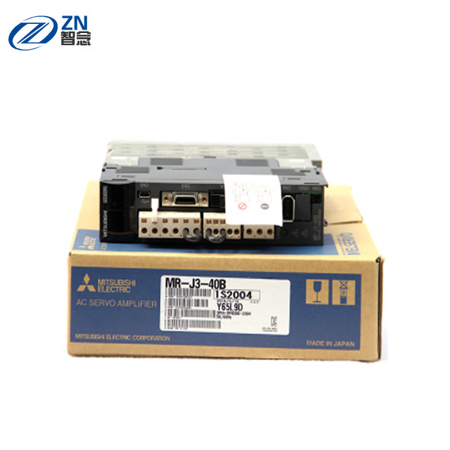 C.A. motorista do servo motor de 3 fases série MR-J3-40B de 0,4 quilowatts Mitsubishi MELSERVO J3