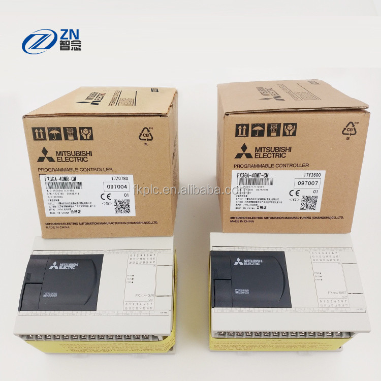 o módulo 60Hz FX3GA-60MT-CM 36 do PLC de Mitsubishi da série de 32W FX entrou 24 saídas do relé