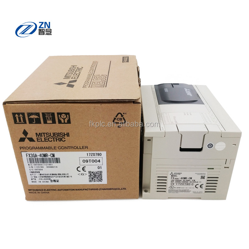 o módulo 60Hz FX3GA-60MT-CM 36 do PLC de Mitsubishi da série de 32W FX entrou 24 saídas do relé