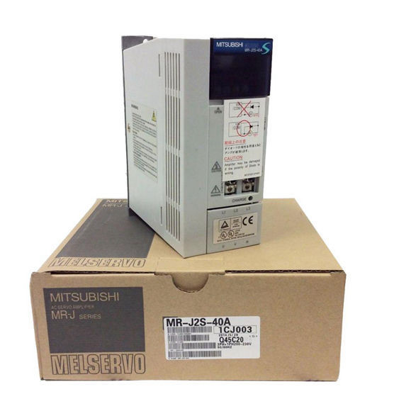 1 movimentação servo Mitsubishi MR-J2S-40A do amplificador da fase 50W para o sistema de controlo do CNC