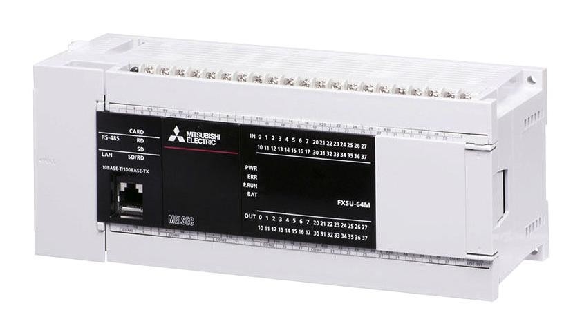 Módulo 100 do PLC do processador central Mitsubishi - 240V série FX5U-64MT/ESS do Q.I.-f da C.A. MELSEC