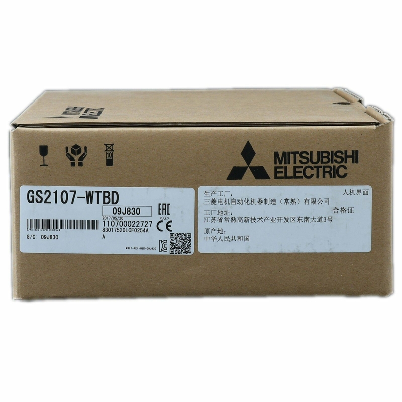 24V painel de toque do LCD da cor da polegada GS2110-WTBD TFT da C.C. Mitsubishi HMI 10