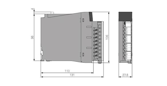 Desenho dimensional de RX10 (unidade: milímetro)